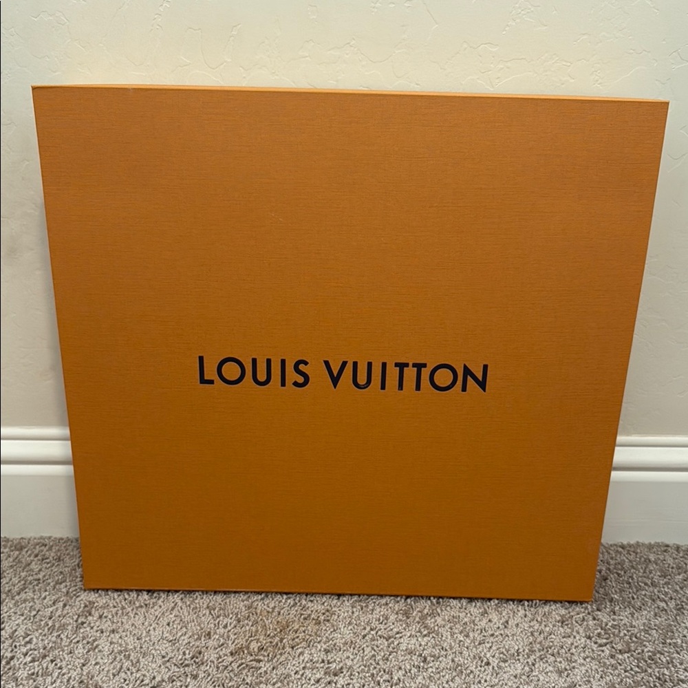 Large Louis Vuitton Signature Orange Gift Box